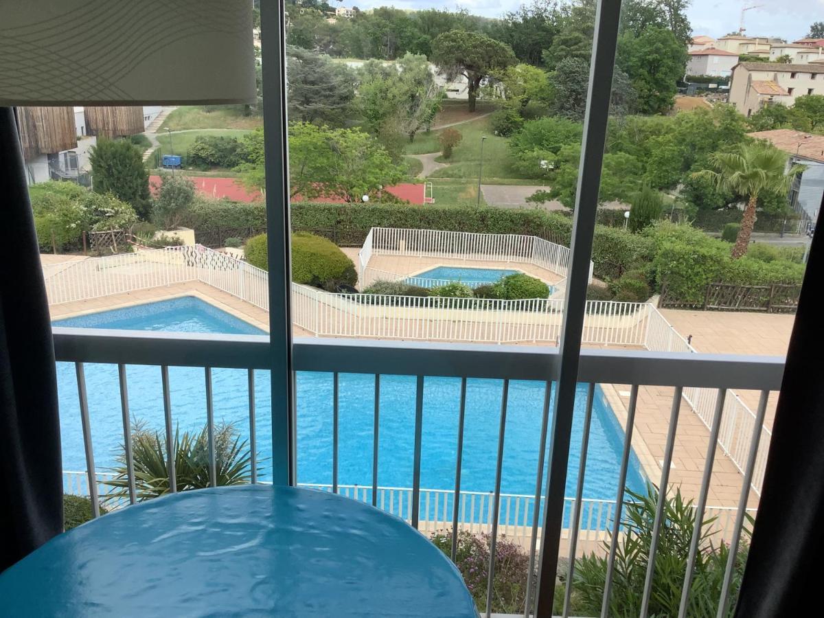 Au Calme Dans Hameau Fleuri Joli Studio 3 Pers Piscine Parking Wi-Fi Vence Kültér fotó