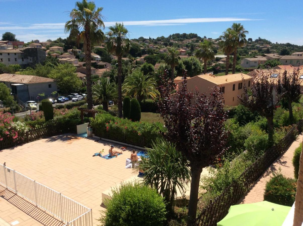 Au Calme Dans Hameau Fleuri Joli Studio 3 Pers Piscine Parking Wi-Fi Vence Kültér fotó
